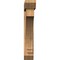 Ekena Millwork Imperial Slat Smooth Bracket w/ Offset Brace, Western Red Cedar, 7 1/2"W x 44"D x 44"H BKT0806X44X44IMP06SWR - alternate 3
